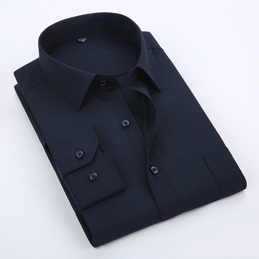 Chemise blanche à manches longues pour homme, style outillage, affaires, tenue professionnelle, style coréen