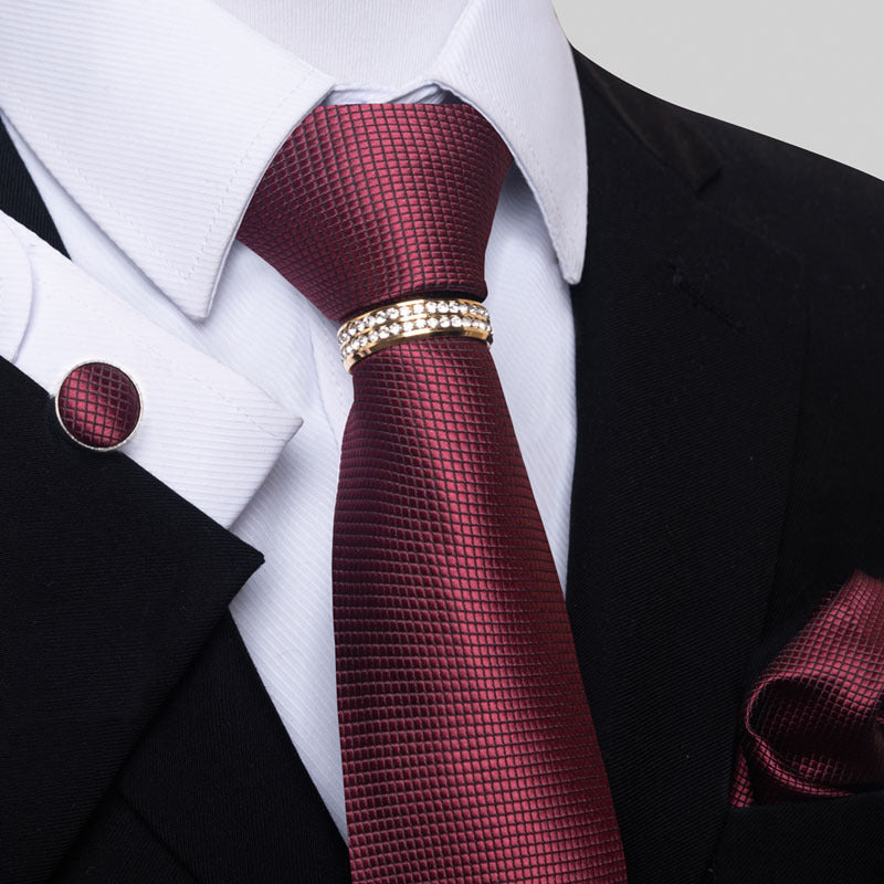 Multi Colored Striped Floral Mens Tie - ARCHSHOPE