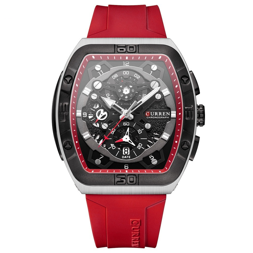 Cairen Unisex Six-Hand Quartz Watch Sporty Style Multi-Function Water-Resistant - ARCHSHOPE