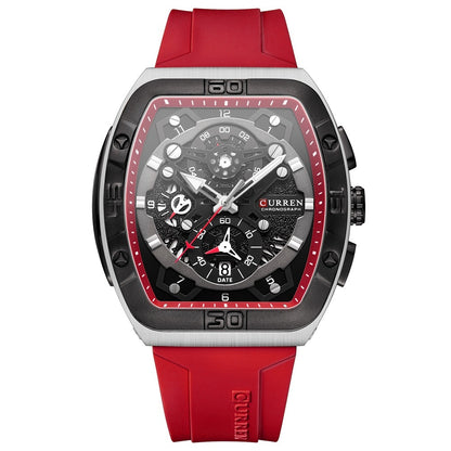 Cairen Unisex Six-Hand Quartz Watch Sporty Style Multi-Function Water-Resistant - ARCHSHOPE