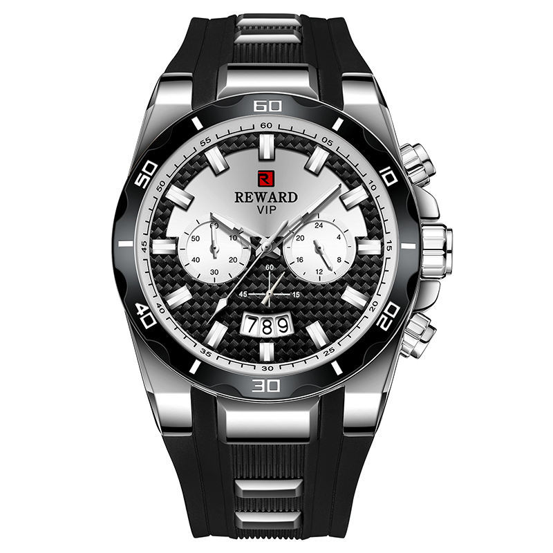 REWARD Mens Watch In Black And Gold With A Cool Design And Calendar Function - ARCHSHOPE