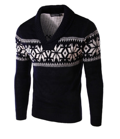 Pull simple et décontracté pour homme, tendance et polyvalente, idéal pour Noël