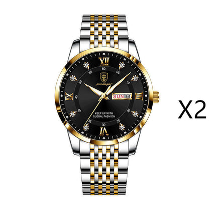 New Men's Watch Waterproof Luminous Calendar - ARCHSHOPE
