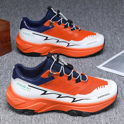 Men Colorblock Sneakers Outdoor Casual Mountaineering Hiking Running Sports Shoes - ARCHSHOPE