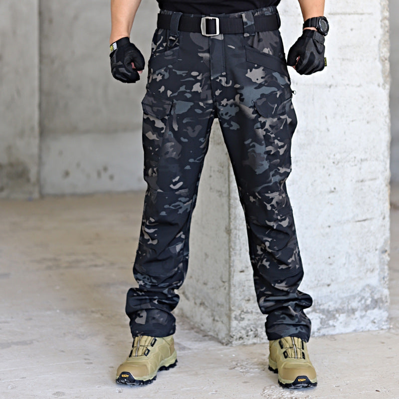 Winter Tactical Pants Men's Fleece-lined Waterproof Shark Skin Soft Shell Tactical Pants - ARCHSHOPE