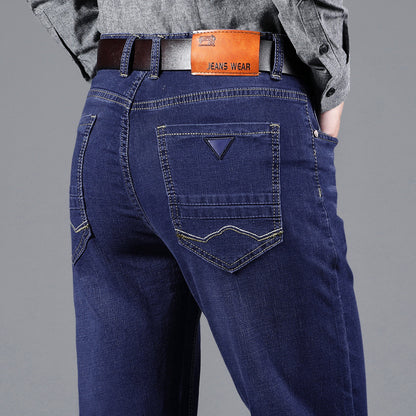 Jean slim stretch coupe droite pour homme