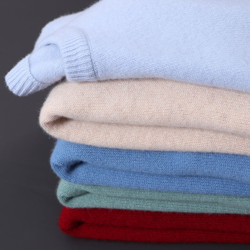 Rundhalspullover Lockerer Oversize-Strickpullover