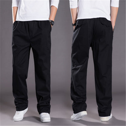 Neue lässige Herren-Overalls aus Baumwolle in Übergröße