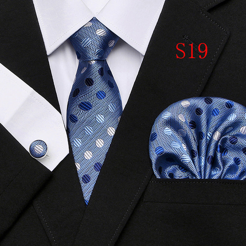 Paisley Series European And American Fashion Tie Three-piece Suit - ARCHSHOPE