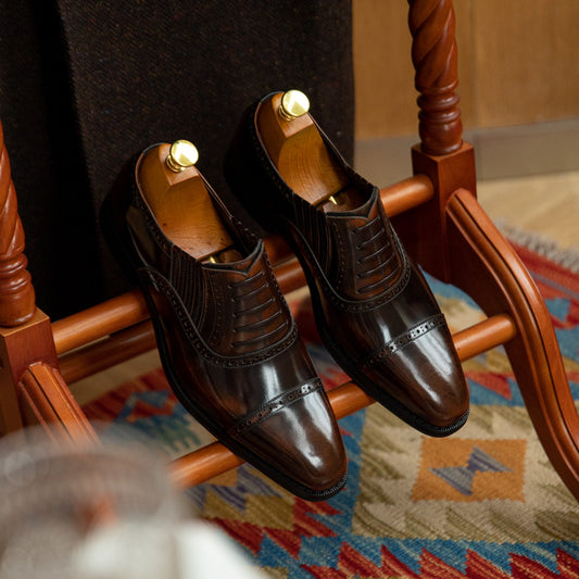Gentleman Cowhide Commuting Formal Shoes - ARCHSHOPE