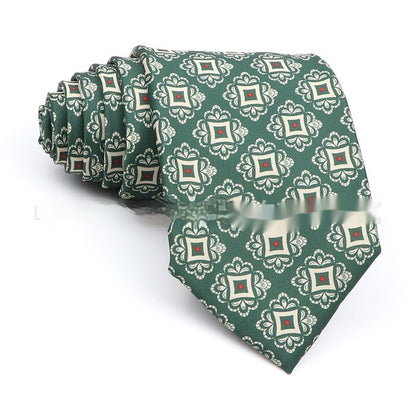 Business Polyester Men's Printed Workplace Tie - ARCHSHOPE