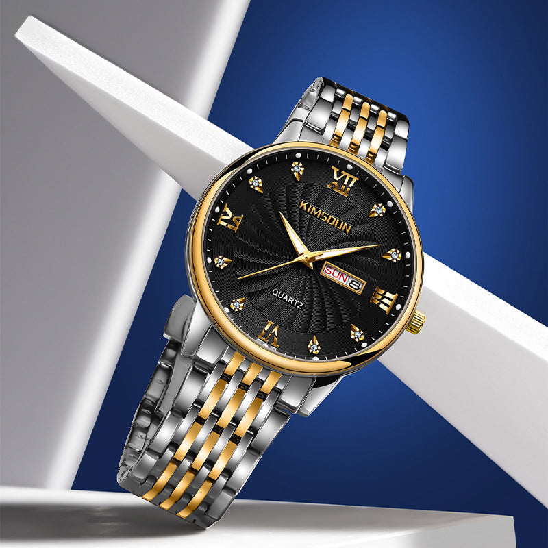Calendar Waterproof Quartz Watch For Men - ARCHSHOPE