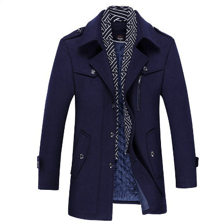 Padded cotton coat and wool coat