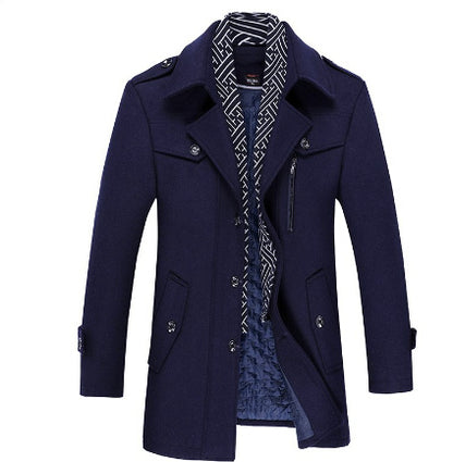 Padded cotton coat and wool coat