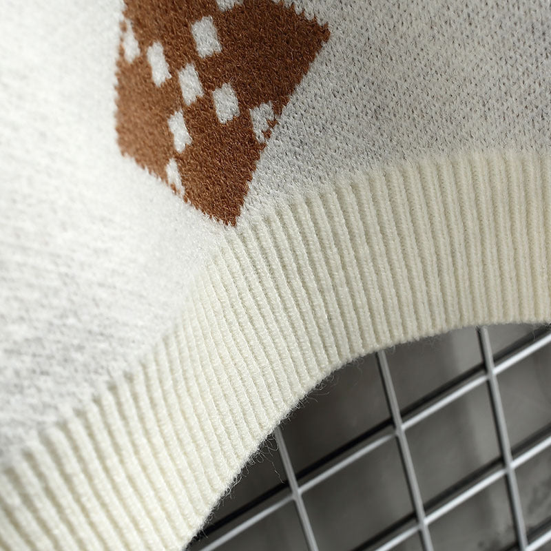 Dicker Pullover Herren Halbrollkragenpullover