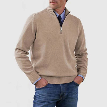 Men's Plus Size Knitwear Zipper - ARCHSHOPE
