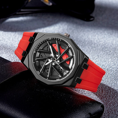 Rotating Watch Mens Wheel Hub Rotating Quartz Watch - ARCHSHOPE