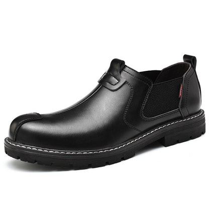 Lässige Lederschuhe Herren Halbschuhe