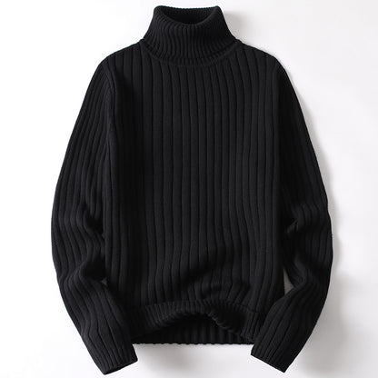 Rollkragenpullover Männer Frauen Ins Fashion Solid Striped Bottoming Pullover Herbst und Winter Tops Kleidung