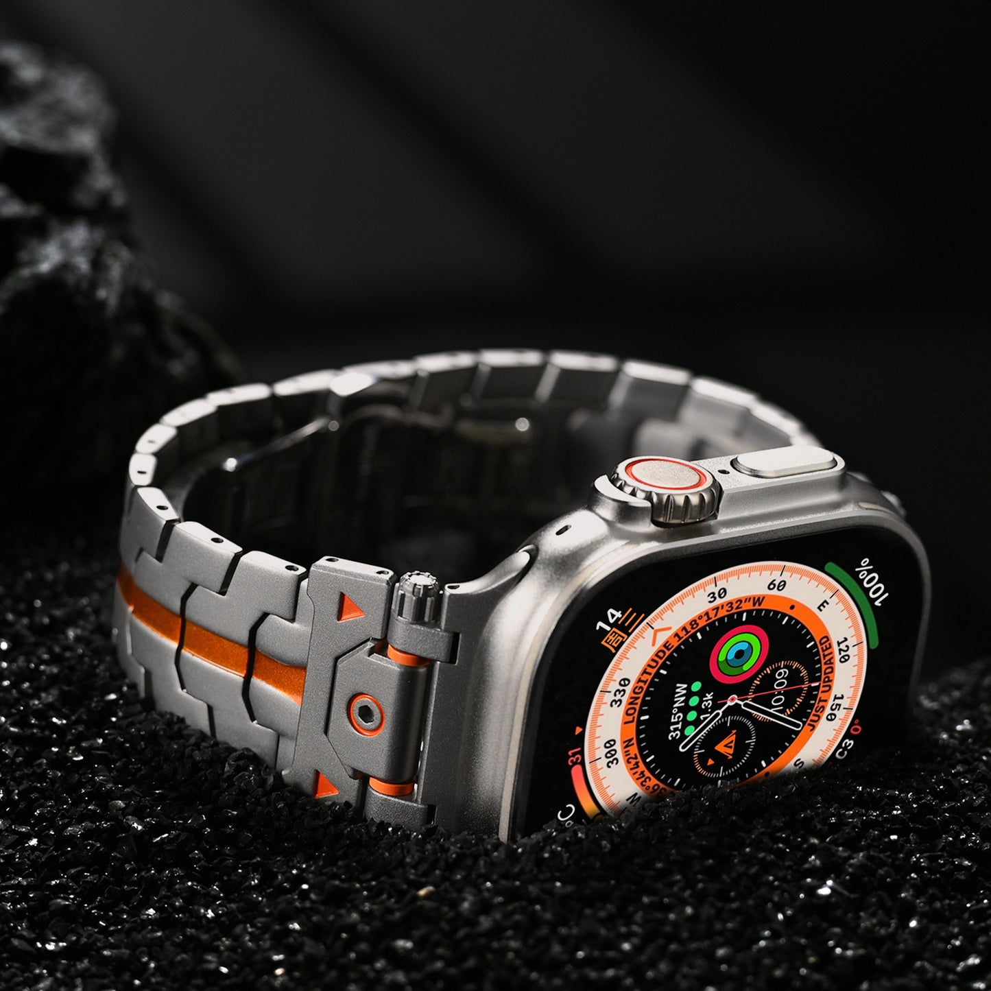 Mens Simple Versatile Stainless Steel Strap For Watch Ultra - ARCHSHOPE