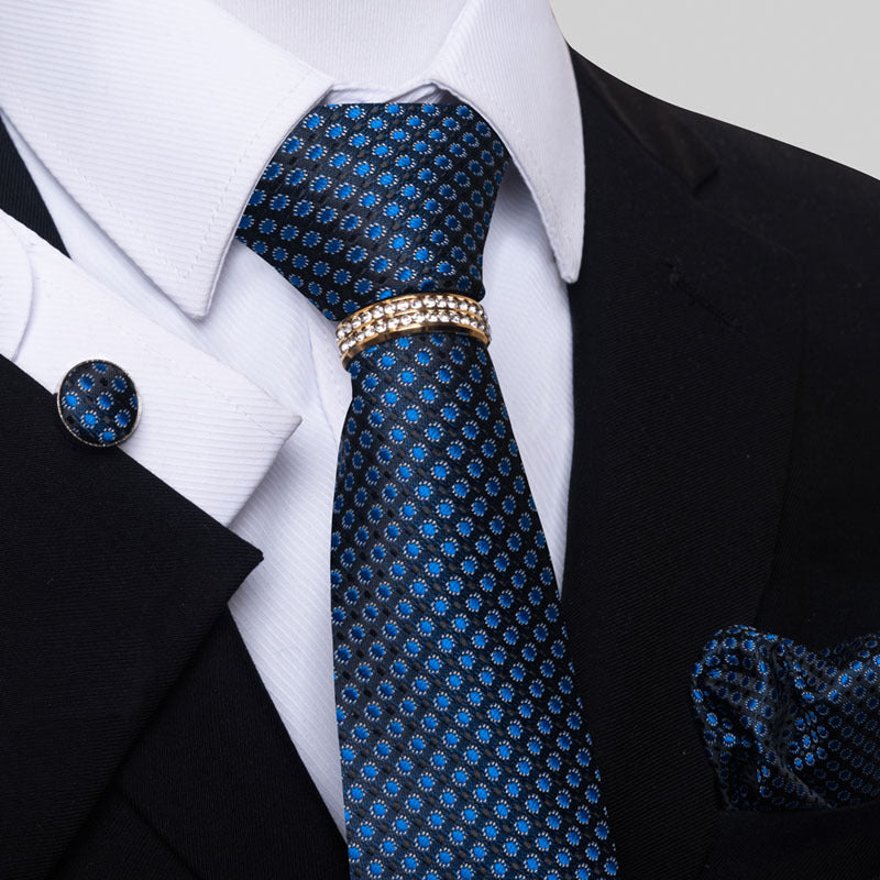 Multi Colored Striped Floral Mens Tie - ARCHSHOPE