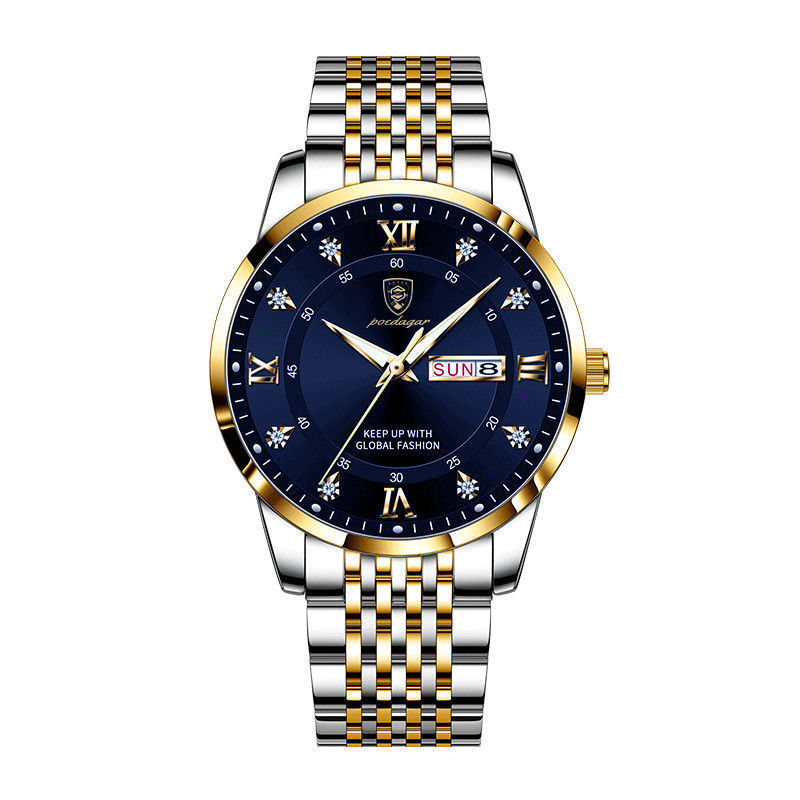 New Men's Watch Waterproof Luminous Calendar - ARCHSHOPE