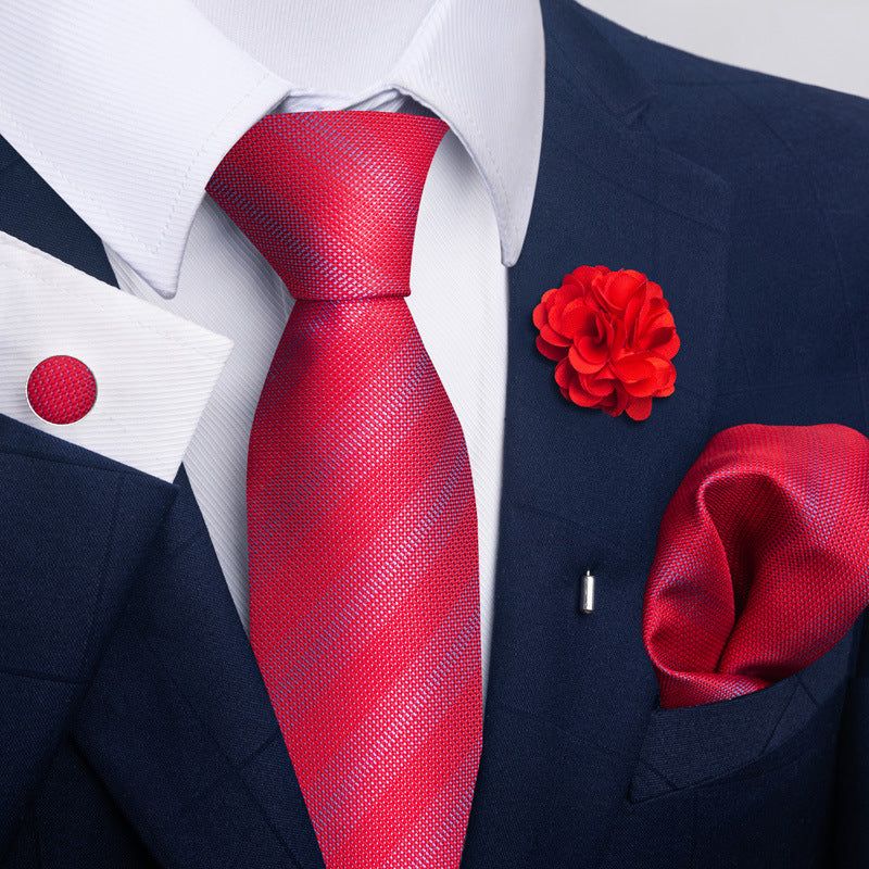 Men's Tie Suit Pocket Square Combo 8 - ARCHSHOPE