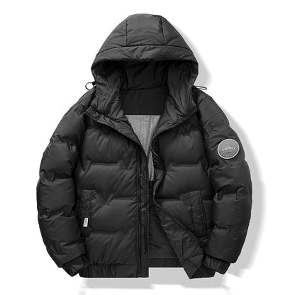 Manteau d'hiver court et simple pour homme
