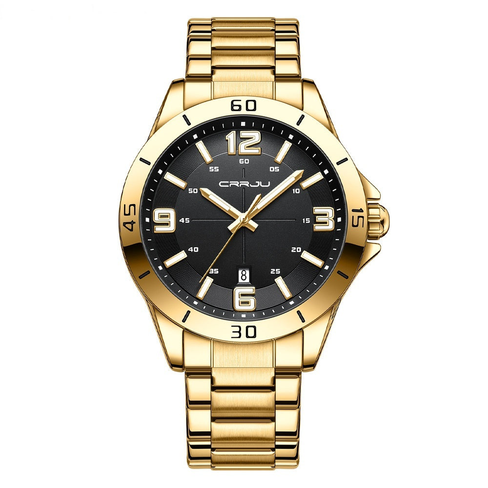 Waterproof Digital Quartz Watch With A Steel Band - ARCHSHOPE