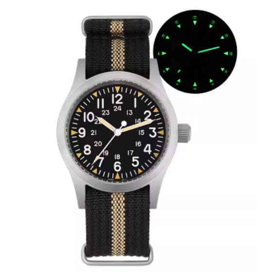 Retro Military Watch With A Quartz Second Hand - ARCHSHOPE