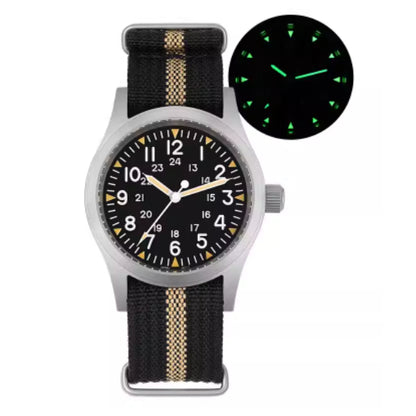 Retro Military Watch With A Quartz Second Hand - ARCHSHOPE