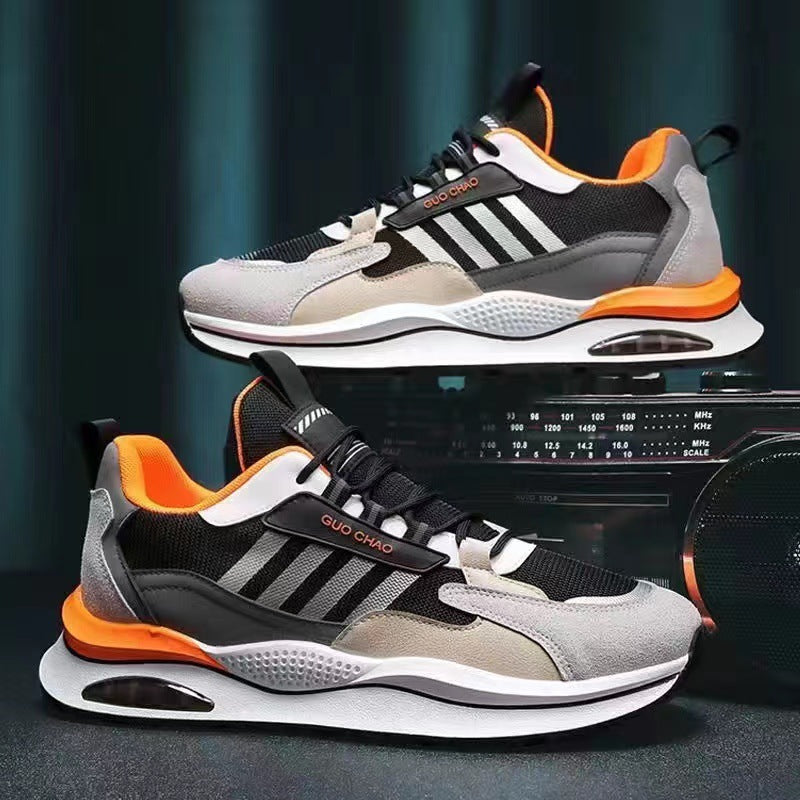 Baskets décontractées pour hommes, chaussures à coussin d'air, chaussures de sport, de basket-ball, de course, d'extérieur