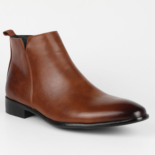 Fashion Men's Square Toe Ankle Boots - ARCHSHOPE