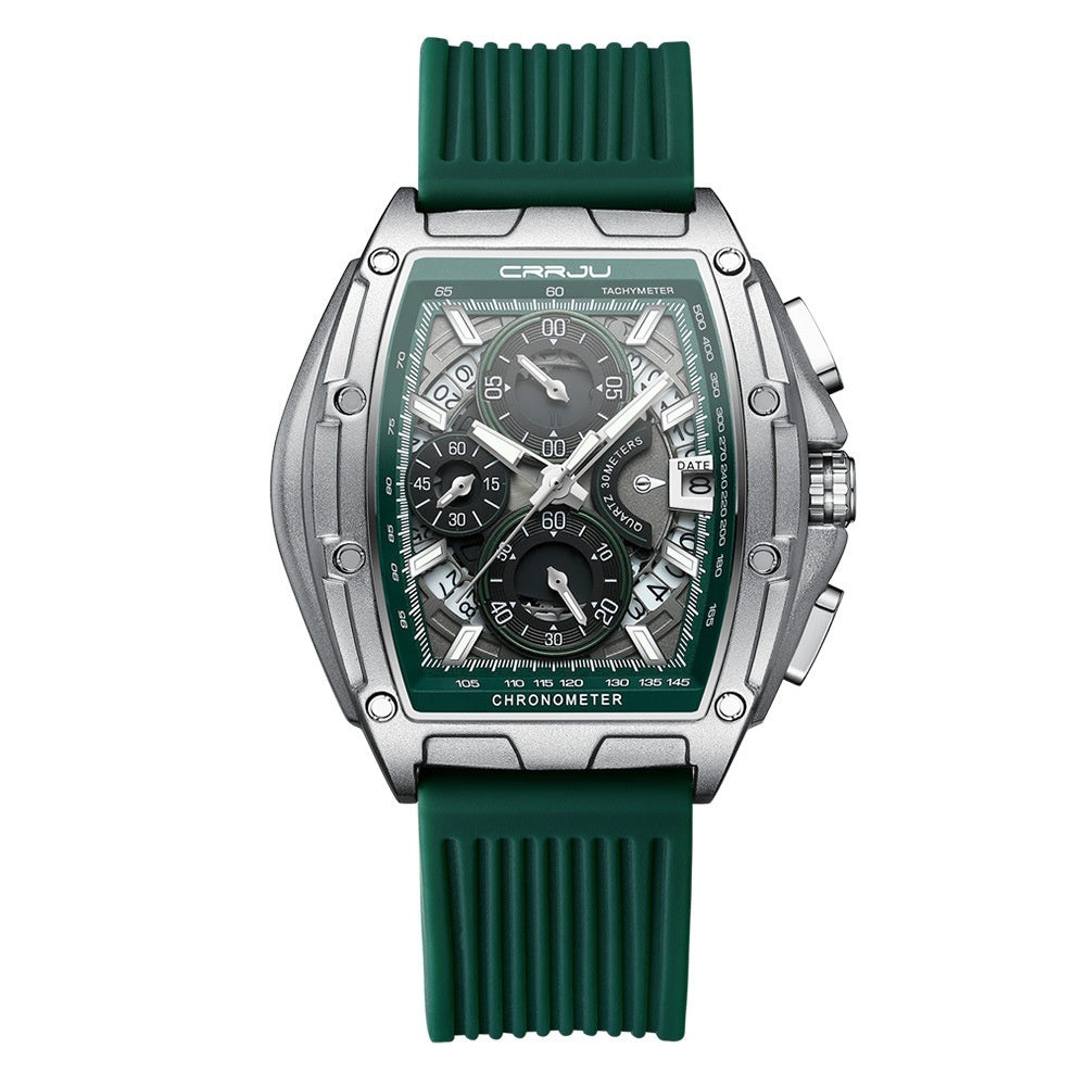 Neutral Waterproof Tape Calendar Multifunction Mens Watch Quartz Watch - ARCHSHOPE