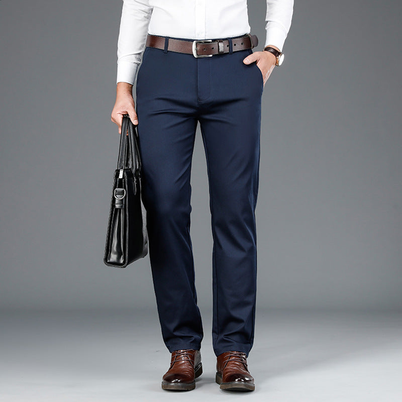 Pantalons décontractés amples pour hommes d'âge moyen