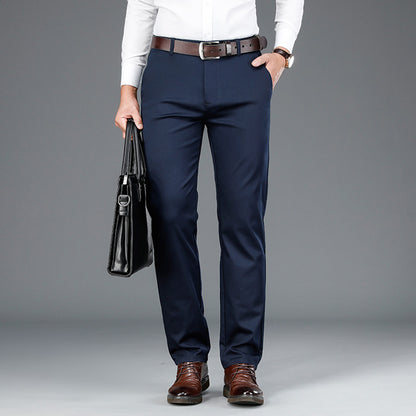 Pantalons décontractés amples pour hommes d'âge moyen