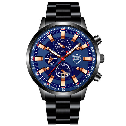 Stainless Steel Luminous Quartz Wristwatch For Men - ARCHSHOPE