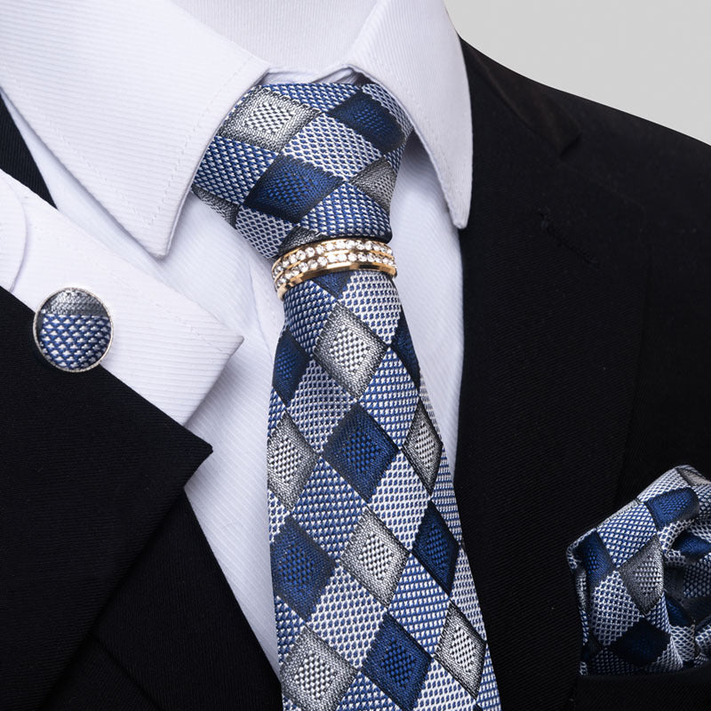 Multi Colored Striped Floral Mens Tie - ARCHSHOPE
