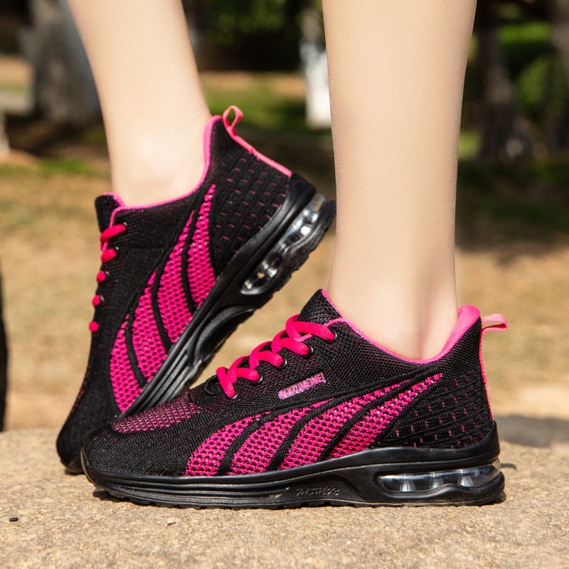 Mesh Women's Breathable Shoes Flying Woven Air Cushion