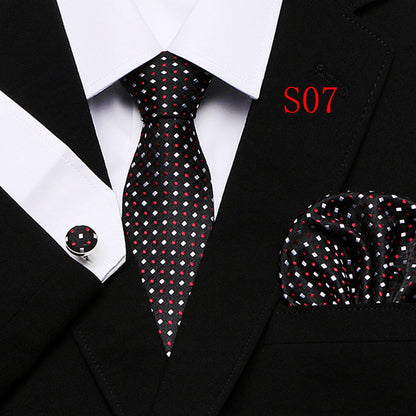 Paisley Series European And American Fashion Tie Three-piece Suit - ARCHSHOPE