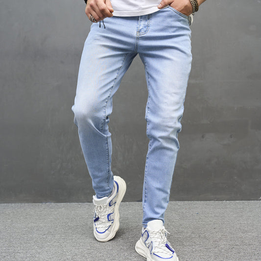 Jean skinny en coton extensible pour homme