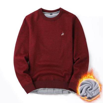 Pull Homme Automne Hiver Plus Velours Épaississant Base
