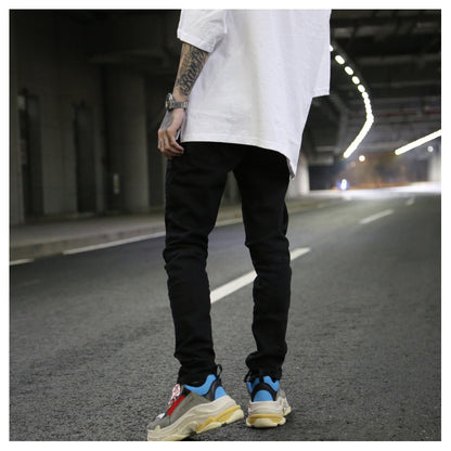 Jean noir extensible
