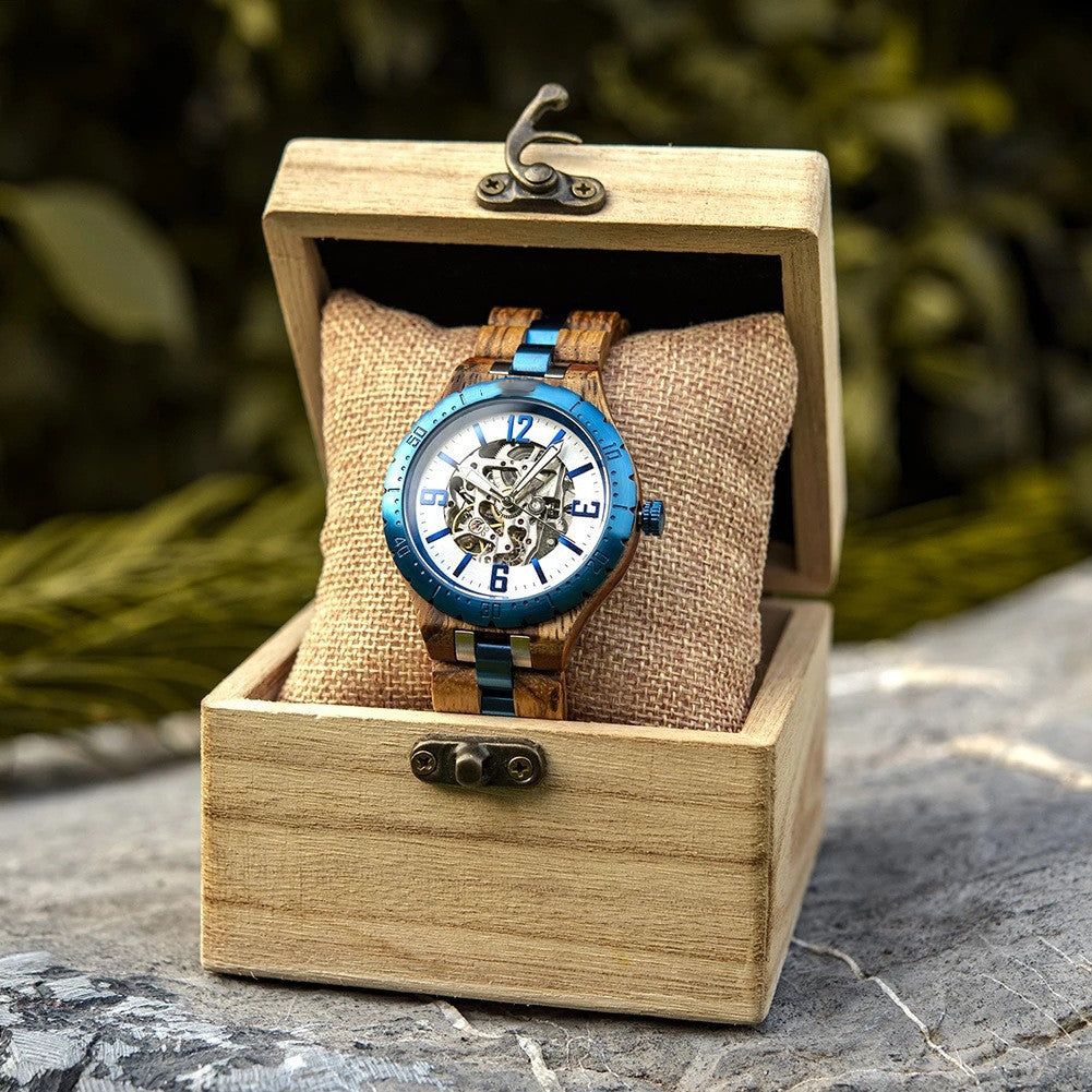 Wooden Automatic Mechanical Watches Men Luxury - ARCHSHOPE