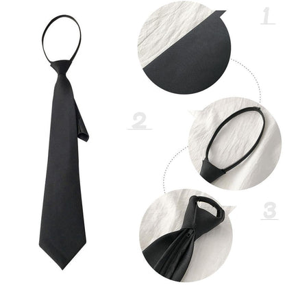 Student Zipper Lazy Safety Tie Men And Women - ARCHSHOPE