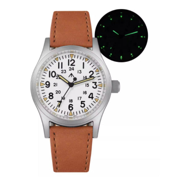 Retro Military Watch With A Quartz Second Hand - ARCHSHOPE