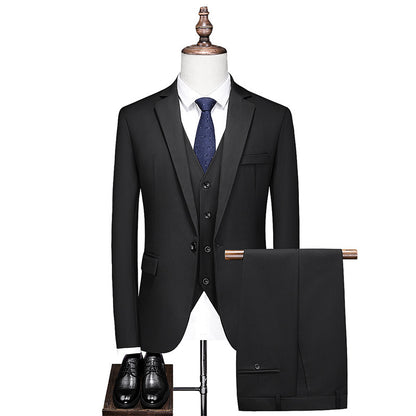 Business Freizeit Einfarbig Anzug Anzug Herren Business Anzug