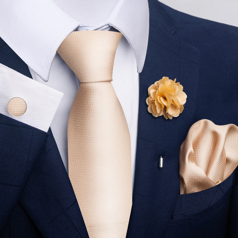 Men's Tie Suit Pocket Square Combo 8 - ARCHSHOPE