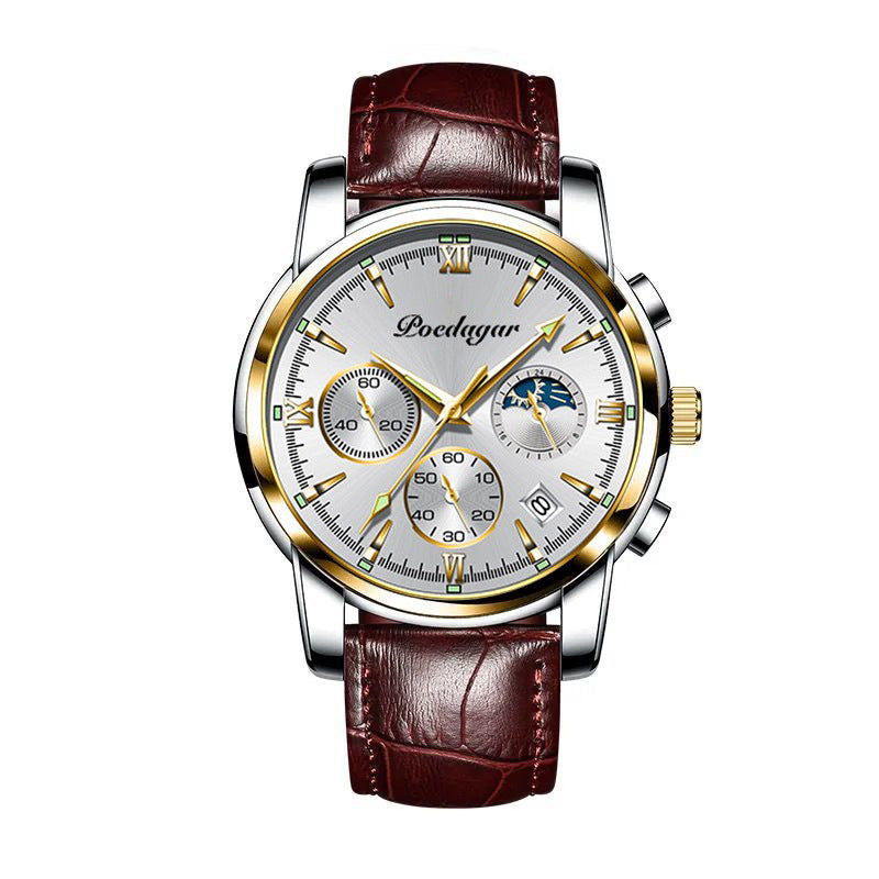 Multifunctional Men's Watch Luminous Waterproof Quartz Wrist Watch - ARCHSHOPE