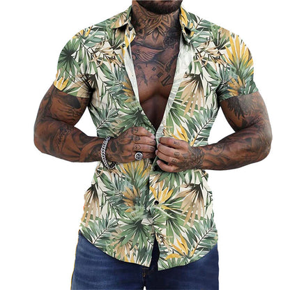 3D Personalisiertes Druck T-Shirt Sommer Lose Kurzarm Revers Shirt Lässige Streetwear Kleidung Für Männer